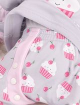 Baby Sweets 2 Teile Set Little Cupcake grau 3-6 Monate (68) - 8