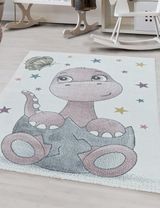 Teppich Dino Sterne rosa 140x200 - 1