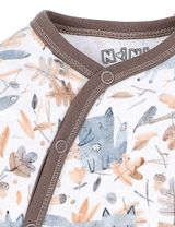 NINI Wickelbody Fuchs weiß 68 (3-6 Monate) - 1