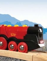 Brio Holzeisenbahn Rote Lola Batterielok World CE-zertifiziert 3,6x5x13,7 cm 3+ Jahre rot - 4