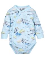 NINI Wickelbody Flugzeug blau - 0