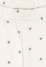Müsli by Green Cotton Babyleggings Blumen weiß weiss 74 - 2