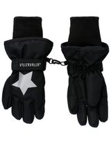 Villervalla Handschuhe Sterne Wasserdicht (8000mm) schwarz 140 (9-10 Jahre) - 0