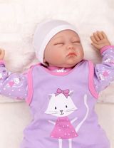 Baby Sweets 2 Teile Set Sweet Kitty rosa 12 Monate (80) - 4