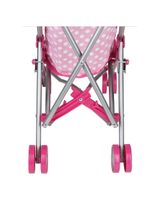 Idena Puppenwagen Punkte CE-zertifiziert 52x26x55 cm 3+ Jahre pink - 3