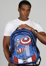 Marvel Captain America Gears-PLUS Running Rucksack 34x46x21 cm blau blau Onesize Kinder - 6