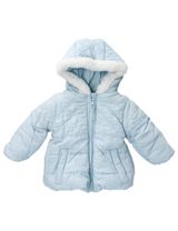 Rock a Bye Manteau d'hiver Capuche Bleu 3-6M (62-68 cm) - 0