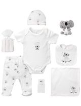 Rock A Bye Baby Boutique 10 Teile Set Koala weiß 50/56 (Neugeborene) - 0