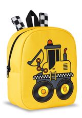 Bulldozer Boy Schule Backpack 26x22x11 cm gelb OS - 4