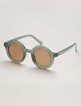 BabyMocs Sonnenbrille Rund 100% UV-Schutz (UV400) oliv Onesize Eltern - 1