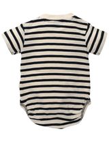 Ebbe Kids Body Anker Streifen Navy/Weiß 56 (Neugeborene) - 1