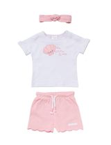 Rock A Bye Baby Boutique 3 pièces Ensemble Volant Blanc - 0
