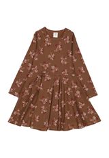 Müsli by Green Cotton Kleid Blumen braun 98 - 0