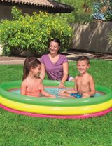 Bestway Swim Squad™ Planschbecken 3-Ring Wasserkapazität 211 Liter 141 cm 2+ Jahre bunt - 6