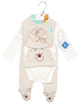 Disney 4 pièces Ensemble Winnie l'Ourson Blanc - 1