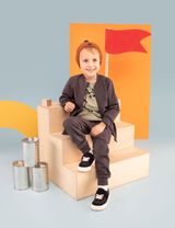 Pinokio Jacke Hund dunkelgrau 92 (18-24 Monate) - 1
