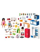 Playmobil 129 Teile PLAYMOBIL® Familienküche Dollhouse 13x4,5x4 cm 4+ Jahre bunt - 1