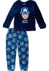 Marvel Schlafanzug Alloverprint blau 104/110 (4-5 Jahre) - 0