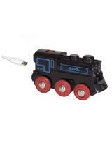 Brio Holzeisenbahn Akku-Lok mit Mini-USB World CE-zertifiziert 3,5x5,2x1,2 cm 3+ Jahre schwarz - 1