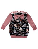 Land-Juwelen Kleid Waldtiere Handmade Schwarz 86 (12-18 Monate) - 1