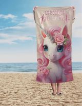 DETEXPOL Serviette Licorne 70x140 cm Beige - 2
