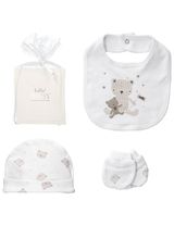 Rock A Bye Baby Boutique 6 Teile Set Teddybär weiß - 3