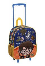 Warner Bros. Harry Potter Crest-Small 3D Backpack with Wheels Rucksack 34x26x13 cm blau, orange Onesize Kinder - 1