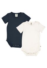 Müsli by Green Cotton Kurzarmbody Unifarben bunt 56 - 0