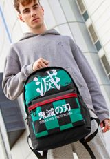 Demon Slayer Sutoriku-PLUS HS Rucksack 33x44x18 cm schwarz multicolor Onesize Kinder - 4