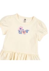 Green Cotton T-shirt creme 86 - 2