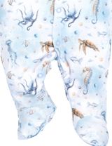 NINI Grenouillère Faune Marine Bleu - 3