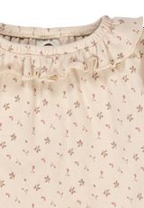 Müsli by Green Cotton Babylangarmshirt Blumen beige 56 - 2