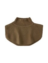 BabyMocs Schal Strick dunkelbraun Onesize Eltern - 0