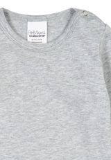 Fred s World by Green Cotton Langarmbody Unifarben grau 98 - 2