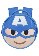 Marvel Captain America Send-Emoji Rucksack 23x23x6 cm blau blau Onesize Kinder - 1