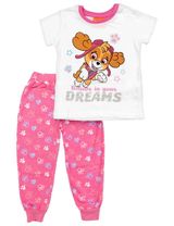 Paw Patrol 2 pièces Pyjama La Pat'Patrouille Étoiles Blanc - 0