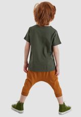 Zweiteiler Jungen dunkelgruen 104 - 8