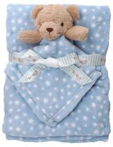 Snuggle Tots 2 Teile Set Teddybär Punkte 75x75 cm blau - 0