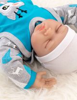 Koala Baby 2 pièces Ensemble Chevreuil Bleu 0-3M (62 cm) - 7