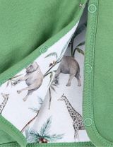 NINI Wendejacke Giraffe Kapuze grün 56 (Neugeborene) - 4