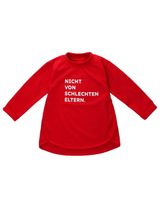 MaBu Kids Langarmshirt Nicht von schlechten Eltern Grüße, Gemüse rot 92 (18-24 Monate) - 0