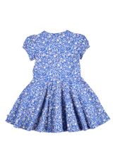 Green Cotton Kleid blau 86 - 1