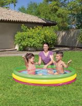 Bestway Swim Squad™ Planschbecken 3-Ring Wasserkapazität 211 Liter 141 cm 2+ Jahre bunt - 4