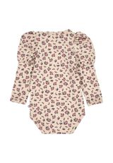 Müsli by Green Cotton Langarmbody Blumen bunt 56 - 1