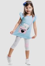 Denokids Print blau 104 - 7