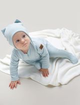 Pinokio Strampler blau 56 (Neugeborene) - 3