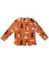 Villervalla Langarmshirt Hund orange 116 (5-6 Jahre) - 0