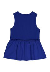 Fred s World by Green Cotton Top Unifarben blau 128 - 1