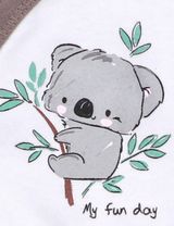 NINI Wickelbody Koala weiß 56 (Neugeborene) - 2