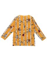 Villervalla Langarmshirt Winter gelb - 1